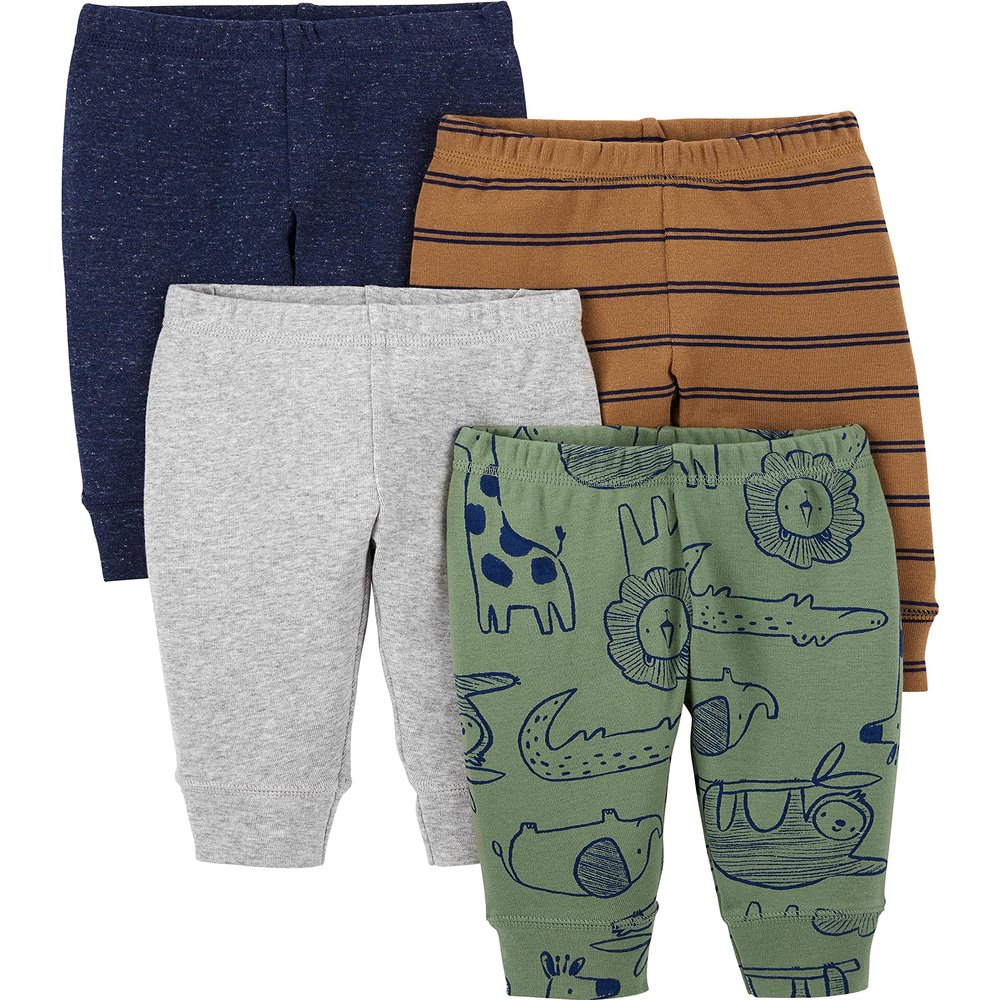 Simple Joys by Carter's Baby Boys' 4-Pack Cotton Pants