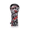 Pins & Aces Golf Co. LE Graffiti Head Cover - Premium, Hand-Made Leather Headcover - Urban Styled, Tour Quality Golf Club Cover - Style and Customize Your Golf Bag (Fairway Wood) view 1