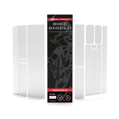 Bikeshield Premium Complete Bike Frame Protection kit, Matte, Invisible