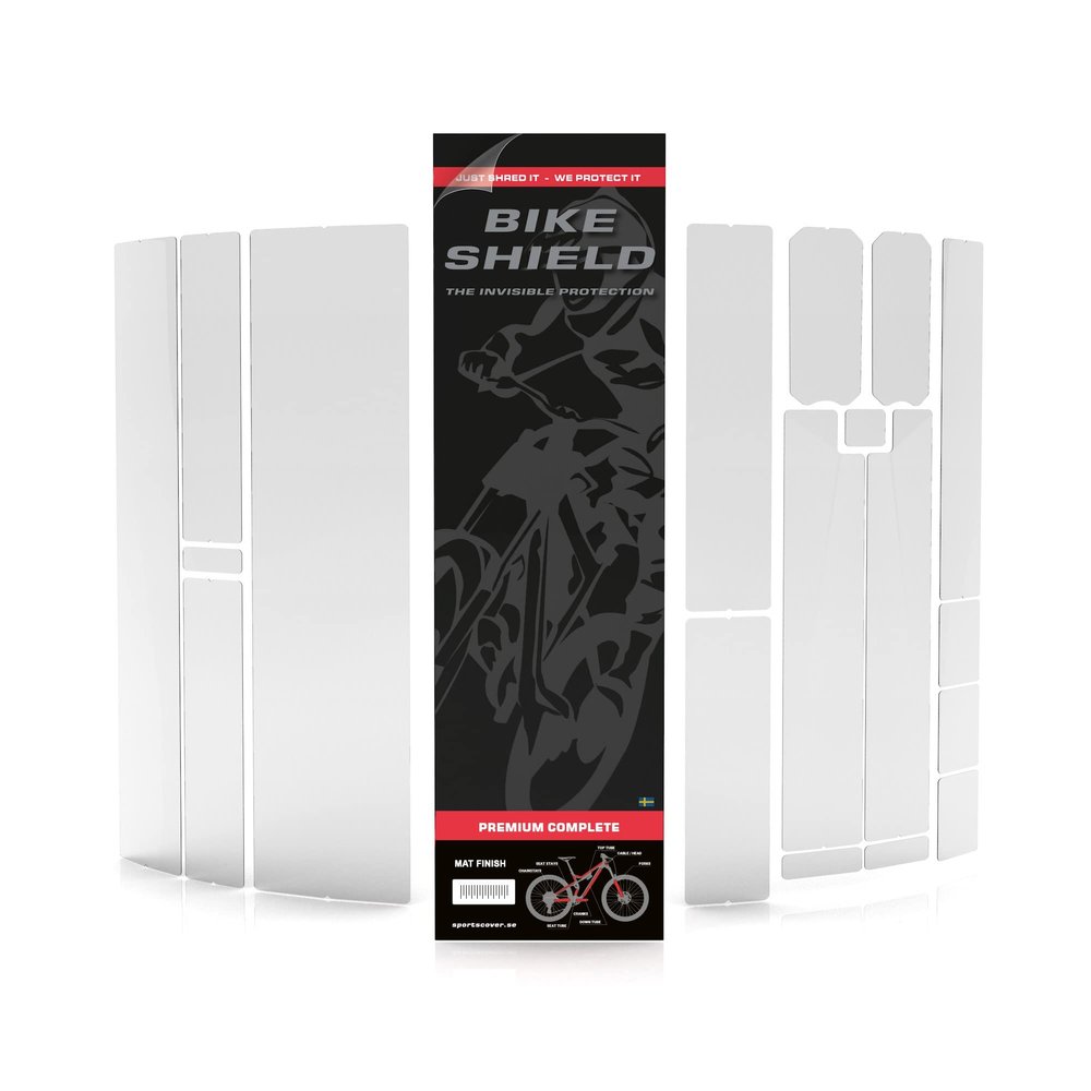 Bikeshield Premium Complete Bike Frame Protection kit, Matte, Invisible