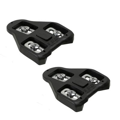 BV Bike Cleats Compatible with Look Delta and Peloton Bike - Adjustable 9 Degree Float System for Ultimate Stability and Power Transfer - Durable Red Metal Cleats for Road and Indoor Cycling Shoes