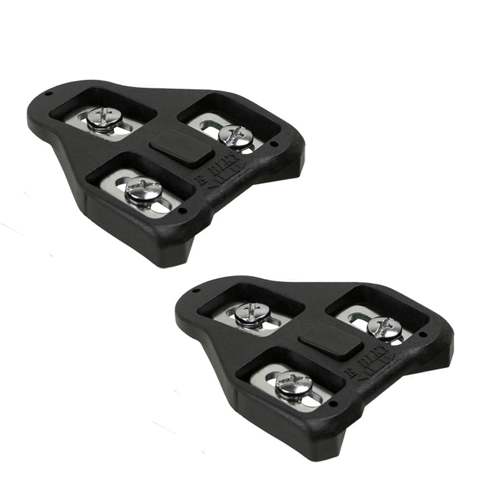 BV Bike Cleats Compatible with Look Delta and Peloton Bike - Adjustable 9 Degree Float System for Ultimate Stability and Power Transfer - Durable Red Metal Cleats for Road and Indoor Cycling Shoes
