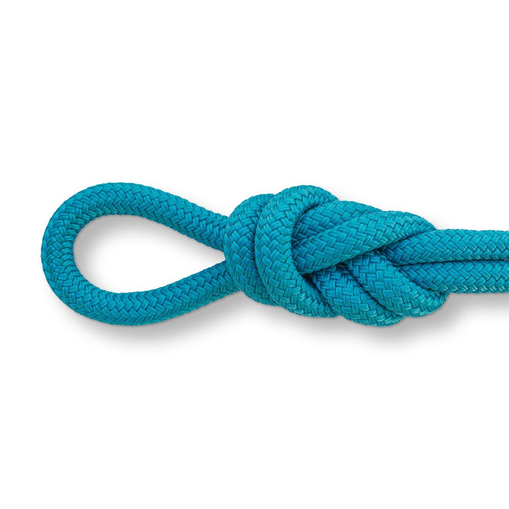 5/8'' Color Double Braid (Turquoise, 100 Feet)