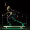GHOST BOARDS Clear Longboard Skateboard - Transparent Acrylic Long Boards with Light-Up LED Wheels for Smooth Rides - Ride The Streets in Style with Longboard Built for Beginners & Pros Alike view 2