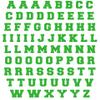 Sports Helmet Letters Only 1/2" by Chalkallaboutit Baseball, Hockey, Football and Lacrosse (Green) view 1