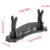 BiJun Sword Stand Katana Stand, Black Wood Sword Display Stand Katana Wall Mount Holder Gladiator Sword Wall Display Crusader Sword Stand Knife Hanger Bracket Rack view 2
