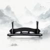 BiJun Sword Stand Katana Stand, Black Wood Sword Display Stand Katana Wall Mount Holder Gladiator Sword Wall Display Crusader Sword Stand Knife Hanger Bracket Rack view 3