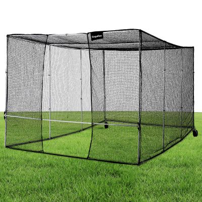 Gagalileo Baseball Batting Cage: Softball Professional Hitting Net with Wheels Alloy Steel Frame Heavy Duty for Backyard 16.5x10x8FT Beisbol Practice Training Coaches Players Youth Portable