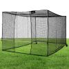 Gagalileo Baseball Batting Cage: Softball Professional Hitting Net with Wheels Alloy Steel Frame Heavy Duty for Backyard 16.5x10x8FT Beisbol Practice Training Coaches Players Youth Portable view 1