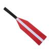 BESPORTBLE Red Reflection Travel Flag Tow Warning Flag Long Load with Webbing for Kayak SUP Canoes Safety Accessories view 1