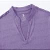 BASUDAM Women's Golf Polo Shirts V-Neck Short Sleeve Collarless Tennis Running T-Shirts Quick Dry Purple M view 4