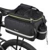 West Biking Bike Rear Pannier Bag Waterproof, 35L Large Capacity Multi-Function Bicycle Rack Rear Carrier Bag, Detachable Bike Tail Seat Trunk Bag Handbag Shoulder Strap Bike Storage Bag view 1