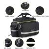 West Biking Bike Rear Pannier Bag Waterproof, 35L Large Capacity Multi-Function Bicycle Rack Rear Carrier Bag, Detachable Bike Tail Seat Trunk Bag Handbag Shoulder Strap Bike Storage Bag view 2