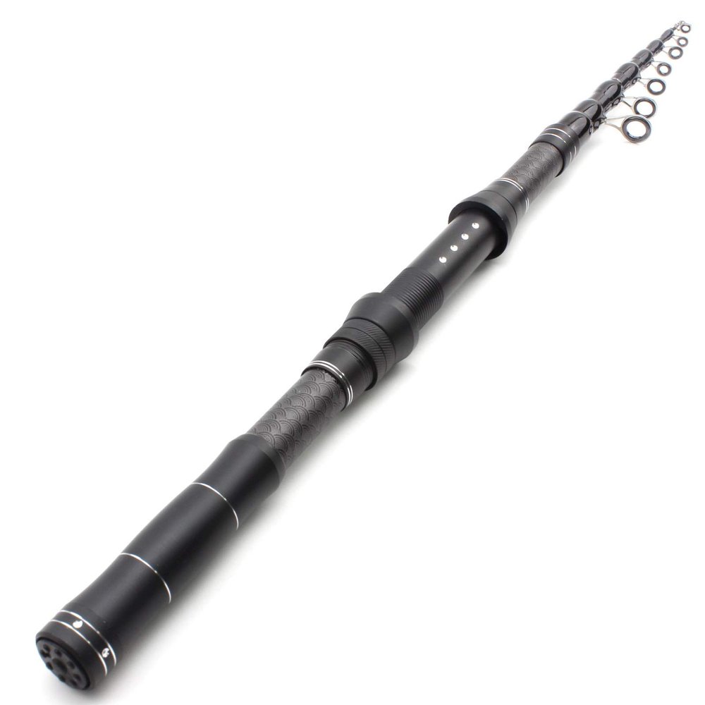 H/A ZYHYD 1.8m2.1m2.4m2.7m3.0m Ultra-Short Telescopic Fishing Rod, Carbon carp Bait Fishing Rod, Portable Travel Trout Throwing Rod Long Shot Fishing Rod, Rotating Telescopic Bait Fishing Rod ZYHYD