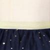 ACSUSS Toddlers Little Girls Sparkle Tulle Tutu Skirt with Sequins Stars Moon Sun Patterns for Ballte Dance Navy Blue 2-3 view 3