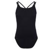Huimingda Ballet Leotards for Girls Kids Team Basic Camisole Gymnastics Dance Bodysuit Black 12-14 Years view 1