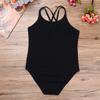 Huimingda Ballet Leotards for Girls Kids Team Basic Camisole Gymnastics Dance Bodysuit Black 12-14 Years view 4
