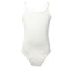 Huimingda Ballet Leotards for Girls Kids Team Basic Camisole Gymnastics Dance Bodysuit White 12-14 Years view 2