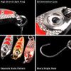 Trout Spoons Fishing Spoons Lures Kit,12pcs Trout Lures Single Hook Hard Metal Baits Mini Fishing Jigs Casting Trolling Spoon Lure for Crappie Char Perch Sunfish Trout view 2