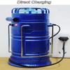 AMZSTAR Camping Lantern with a Mini Fan,Portable Bright Solar Rechargeable Outdoor Flashlights Tent Light with USB Power Bank for Hiking,Hunting,Camping (Blue) view 4