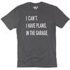 I Can't I Have Plans in The Garage | Funny Mechanic T Shirt (XL, Charcoal) view 1