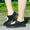 missfiona Womens Mary Jane Sneaker Flat Shoes Breathable Walking Work Shoes(7,Black) view 2