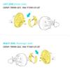 10L0L Golf Cart Brake Assembly Improve Brake Sensitivity, Driving Stability and Safety Which is for Yamaha G14-G22 & EZGO TXT RXV, with Brake Shoes Large Friction Coefficient, Shorten Braking Distance view 4