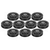 Keenso 10 Pcs/Set 75mm/2.95" Nylon Bearing Pulley Wheel,Abration Bearing Wheel for Home Gym Equipment Part Cable Machine view 1