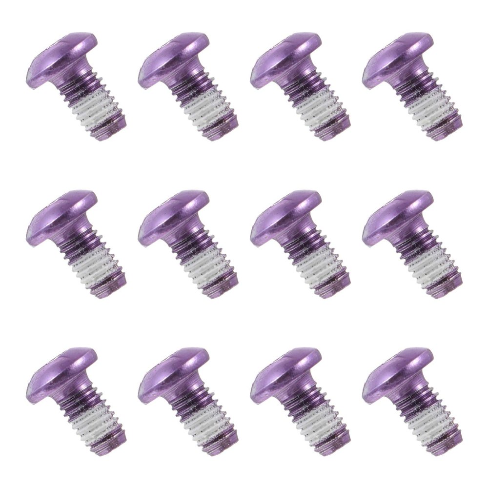 VOSAREA 12pcs Colorful Bike Disc Screws for Mountain Disc Rotor Bolts Compatible for Daily Cycling Needs
