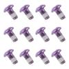 VOSAREA 12pcs Colorful Bike Disc Screws for Mountain Disc Rotor Bolts Compatible for Daily Cycling Needs view 1