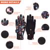 ChinFun Horse Riding Gloves Equestrian Gloves Kids for Boys Girls Horseback Grip Gloves Youth Children Rider Mitts Riding Sports Outdoor Bike Gardening Cycling Running Cartoon Animals Black Size L view 2