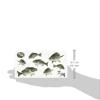 Tackle in Japan Hard Decal Sticker Black Sea Bream Dimensions: 3.9 x 5.8 inches (100 x 148 mm) view 3