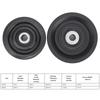 Keenso 10Pcs 75mm/90mm Pulley Wheel Gym Wheel Pulley Replacement for Gym Equipment Exercise Strength Training Accessory view 3