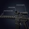 Feyachi V30 2MOA Red Dot Sight with M37 1.5X - 5X Magnifier Combo, Absolute Co-Witness view 2