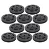 10 Pcs 95mm Universal Nylon Bearing Pulley Wheel Replacement Black for Gym Fitness Equipment Combination Fitness Products view 1