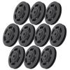 10 Pcs 95mm Universal Nylon Bearing Pulley Wheel Replacement Black for Gym Fitness Equipment Combination Fitness Products view 4