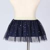 Alvivi Toddler Kids Girls Sparkly Sequins Stars Tulle Tutu Skirt Pettiskirt Princess Birthday Party Dance Dress Navy Blue 2-3 view 4