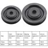 Keenso 10 Pcs 75mm/90mm Universal Nylon Bearing Pulley Wheel,Gym Pulley for Cable Machine Gym Equipment(90mm) view 3