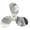 ARKDOZA 3 Blade 7 1/2x8 4hp 5hp 6hp 4A 4M 5M 5C F4 F6L F6S F5A F6C Stainless Steel Propeller 9 Tooth SS Prop for Yamaha Outboard Motor Engine 7.5x8 view 3