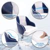 Leader Accessories Pontoon Captains Bucket Seat Boat Seat (C - White/Blue) view 3