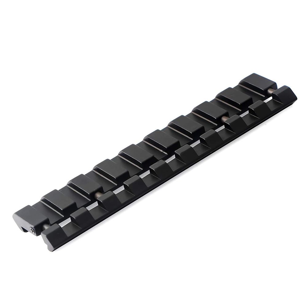 HIGOO 11mm Dovetail to 20mm Picatinny/Weaver Low Pro Snap-in Rail Adaptor 4 Slot & 9 Slot for Red Dot Reflex Holographic Sight Laser Scope and Other Optics (9 Slot)