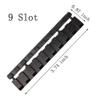 HIGOO 11mm Dovetail to 20mm Picatinny/Weaver Low Pro Snap-in Rail Adaptor 4 Slot & 9 Slot for Red Dot Reflex Holographic Sight Laser Scope and Other Optics (9 Slot) view 3