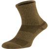 281Z Military Cotton Micro Crew Boot Socks - Cushioned Sole - Moisture Wicking - Odor Resistant - Hiking Trekking Outdoor (Coyote Brown Medium 4 Pairs Pack) view 3