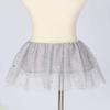 QinCiao Toddler Kids Girls Shiny Sequins Stars Mesh Tutu Skirt Pettiskirt Princess Birthday Party Ballet Dance Dress Grey 2-3 view 4