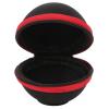 Billiard Ball Case with Aluminum Alloy Buckle, EVA Shell Storage Holder, Compatible with 57.2mm/2.3in Balls, Black view 1