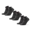 DANISH ENDURANCE Hiking Socks, Low Cut, Merino Wool Socks, Winter, Anti Blister, Thermal Socks Unisex, 3-Pack, Grey, Small view 1