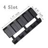 HIGOO 11mm Dovetail to 20mm Picatinny/Weaver Low Pro Snap-in Rail Adaptor 4 Slot & 9 Slot for Red Dot Reflex Holographic Sight Laser Scope and Other Optics (4 Slot) view 2