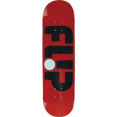 Flip - Odyssey Logo Skateboard Deck - 8.13 Red - (Bundled with Free 1'' Hardware Set) - Skateboarding