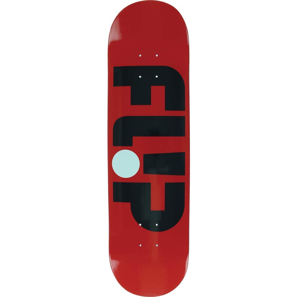 Flip - Odyssey Logo Skateboard Deck - 8.13 Red - (Bundled with Free 1'' Hardware Set) - Skateboarding