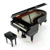 MusicBoxAttic Miniature Grand Glossy Black Piano Music Box  18 Note Classical Mechanical Wind-Up Jewelry Box Organizer  Romantic Gift for Boys and Girls - Wedding Song (There is Love)  Swiss view 3